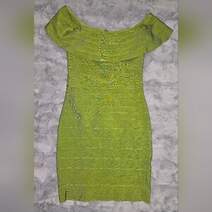 Unforgettable Bandage Dress - Olive